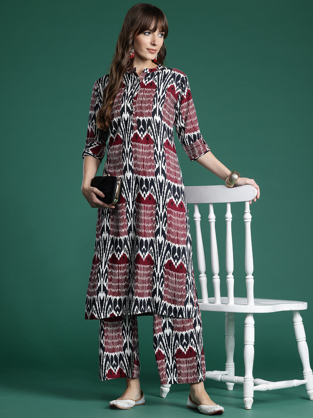 Printed Regular Kurta with Palazzos