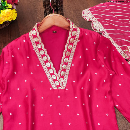 Dhiyona KL Women Printed Regular Kurta with Palazzos & With Dupatta