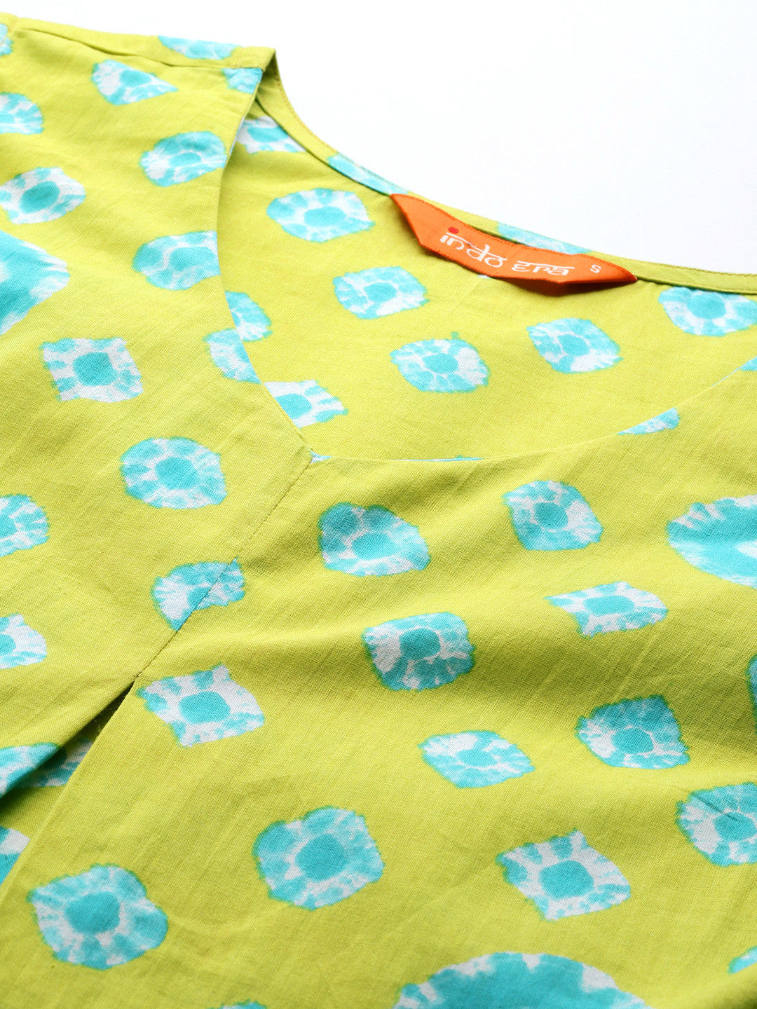 Bandhani Printed Pure Cotton Kurta with Trousers