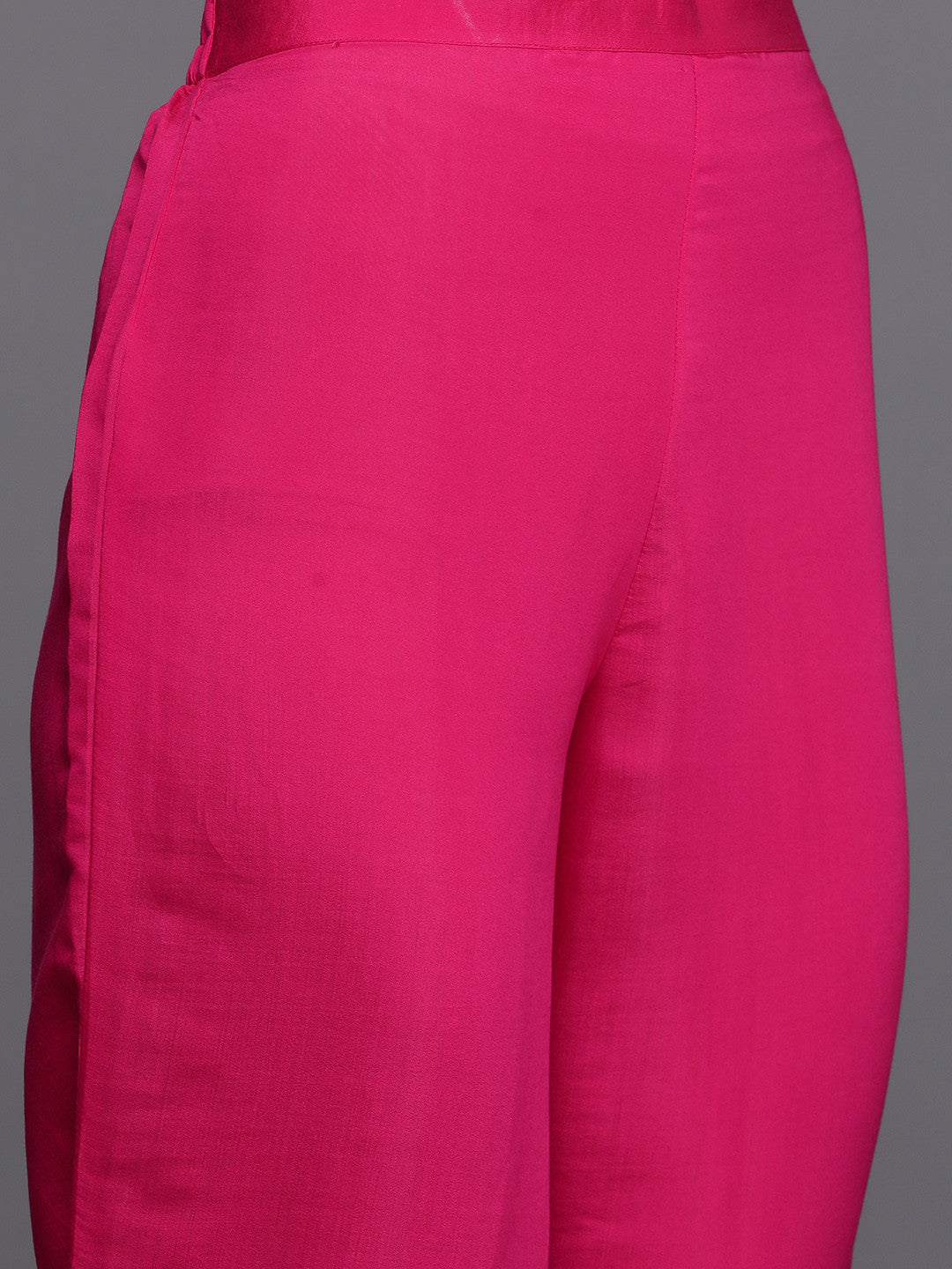 Ethnic Motifs Embroidered Panelled Gotta Patti Kurta with Trousers & With Dupatta