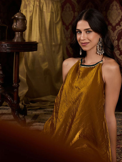 Dhiyona CH Women Regular Flared A-Line Kurta with Palazzos
