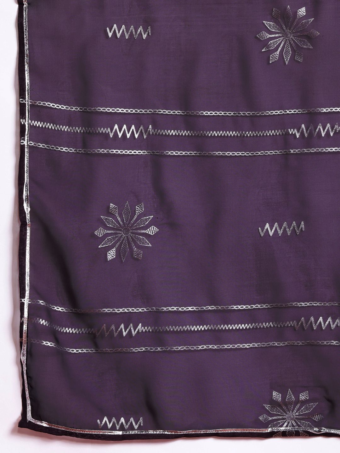 Dhiyona AN Ethnic Motifs Print Gotta Patti Kurta with Sharara & Dupatta