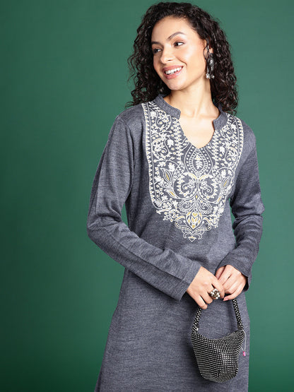 Ethnic Motifs Printed Regular Kurta With Trousers