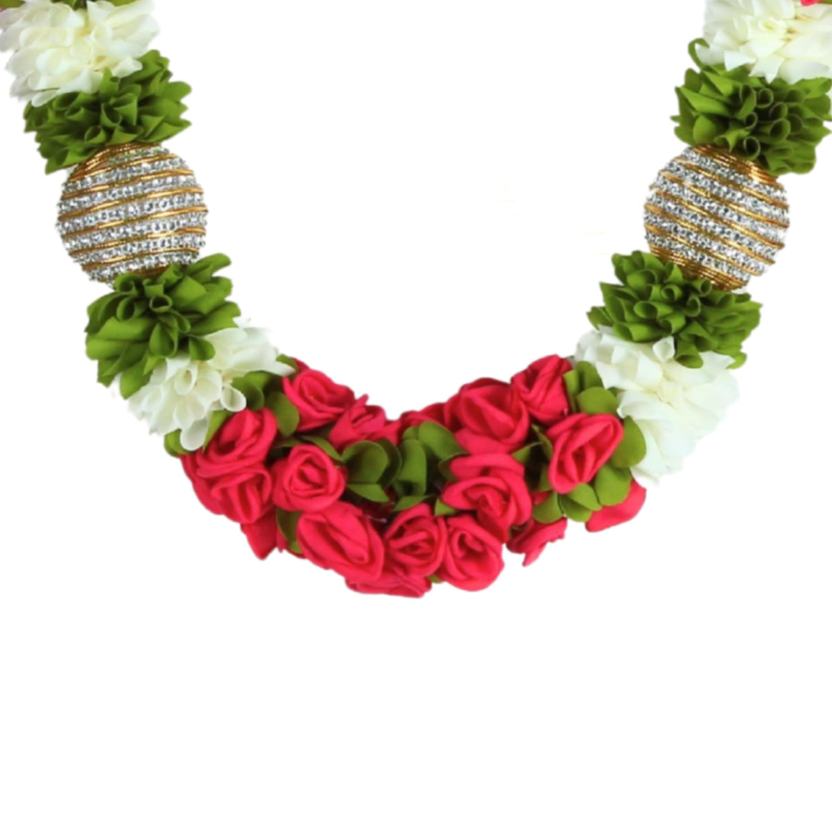 Toran for Main Door Entrance, Bandarwal for Festival, Pooja Mandir & Wedding, Handmade Traditional Flower Hanging for Home & Office Decor (Red)