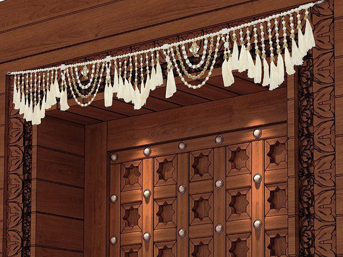 Toran for Door Entrance,Main Door, Mandir Bandhanwar for Home, Diwali Decoration Item Door Hanging Toranam for Pooja Room (Style2)