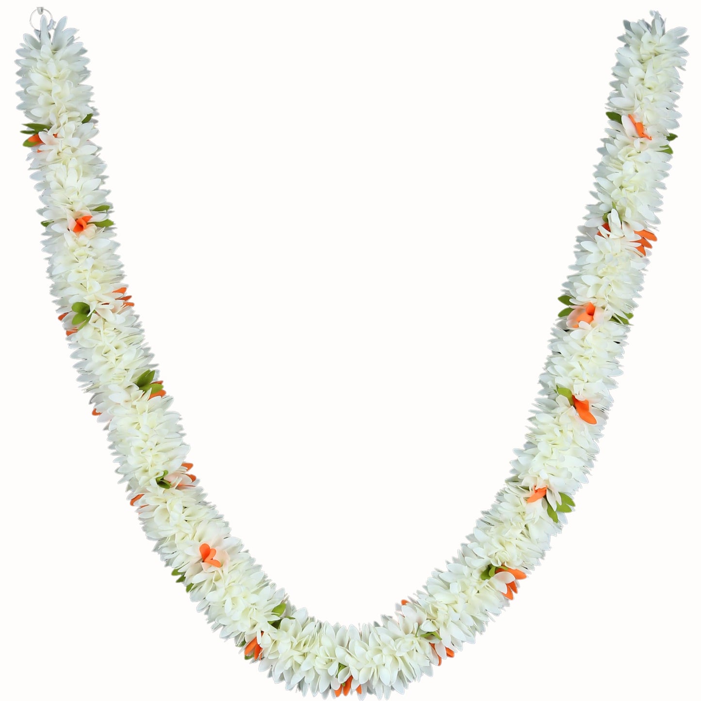 Garland for Photo Frame, Artificial Garland for Decoration,God Idol, Festivals, Home Decor, Varalakshmi, Diwali,Ugadi, Sankranti,Diwali Navaratri & Wedding (White)