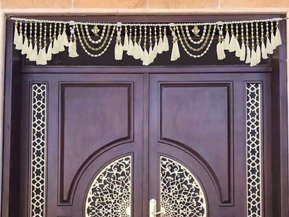 Toran for Door Entrance,Main Door, Mandir Bandhanwar for Home, Diwali Decoration Item Door Hanging Toranam for Pooja Room (Style2)