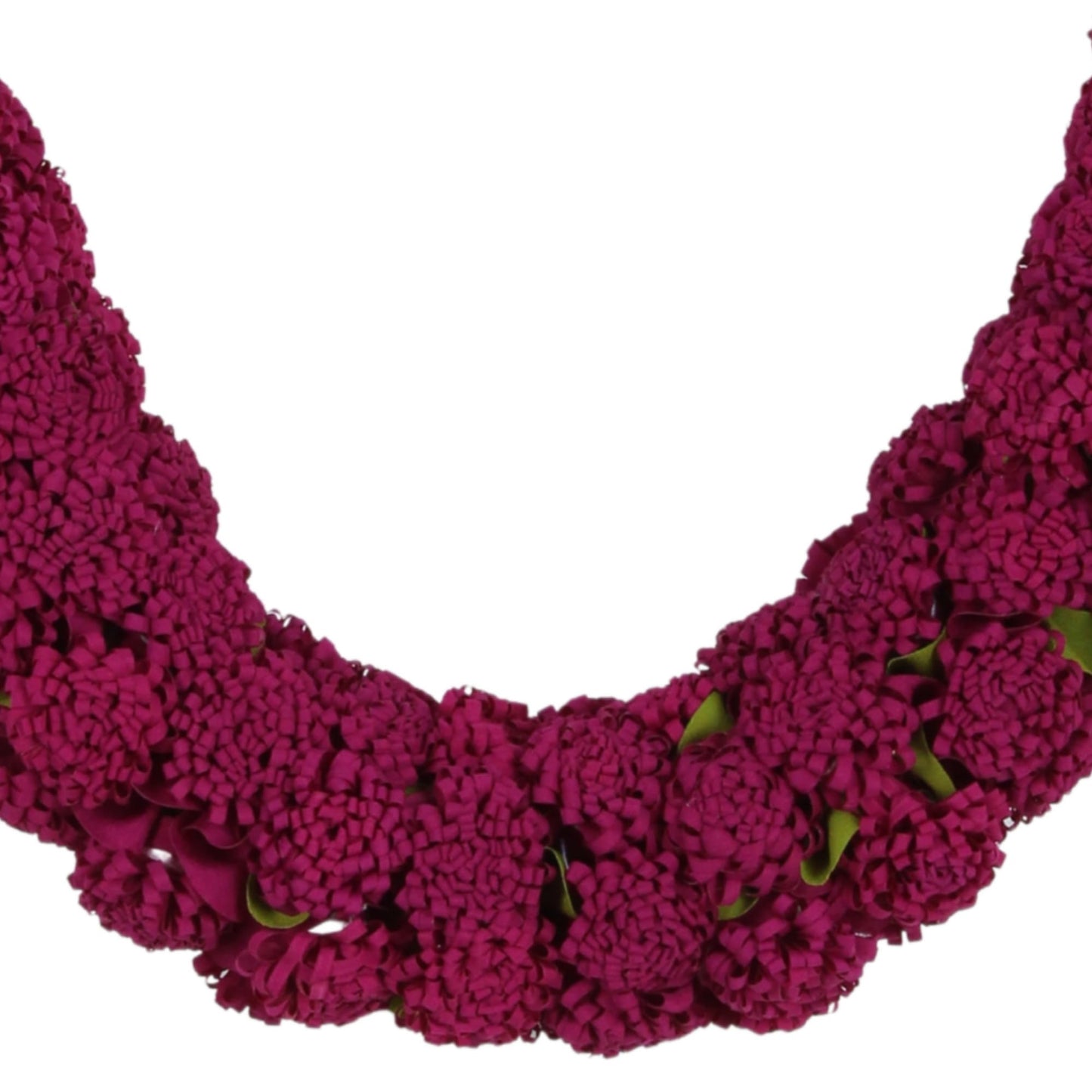 Shevanti Rani Pink Flower Garland for Pooja Mandir Decoration, Hanging Mala for Photo Frame, Haar Mala for God Idols, Photo Frames of Loved Ones, Ancestors, Pitra (40 inch)