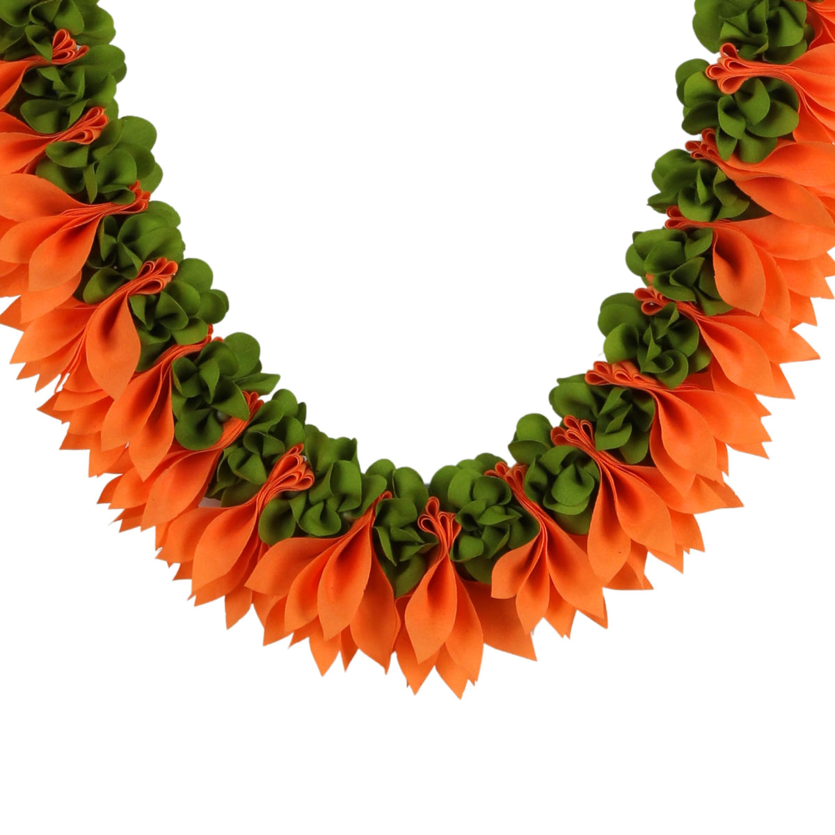 Artificial Garland for Home Decoration, 40 Inches Handcrafted Artificial Jasmine Flower Garland for Sankranti Ugadi Varamahalakshmi Wedding Event & Navaratri Festivals (Beige)