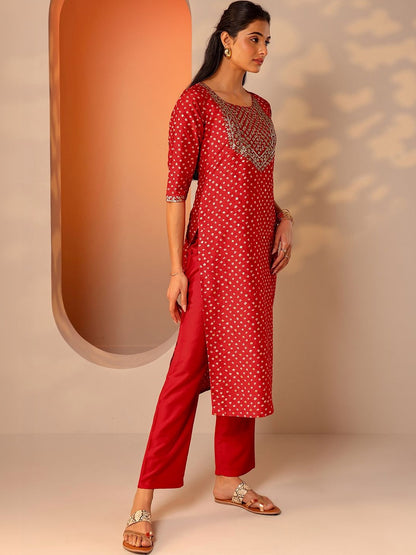 Women Ethnic Motifs Printed Regular Kurta with Trousers & With Dupatta
