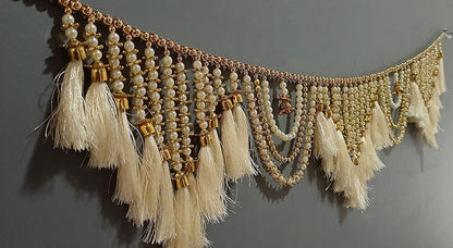 Toran for Door Entrance,Main Door, Mandir Bandhanwar for Home, Diwali Decoration Item Door Hanging Toranam for Pooja Room (Style2)