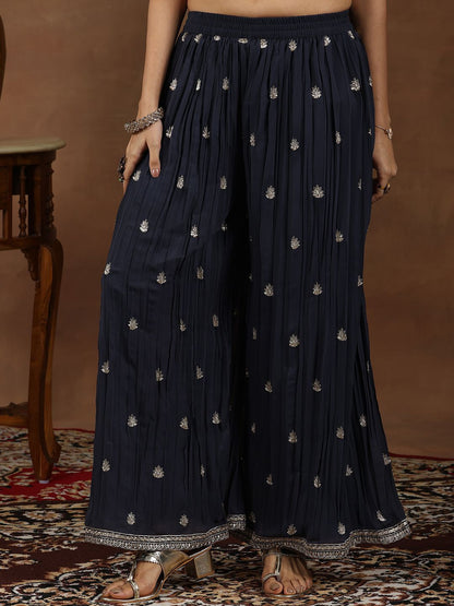 Dhiyona LL Women Floral Embroidered Regular Kurta with Palazzos & With Dupatta