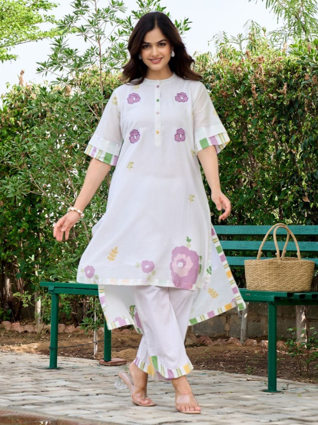 Tatva Allium Cotton Co-ord set