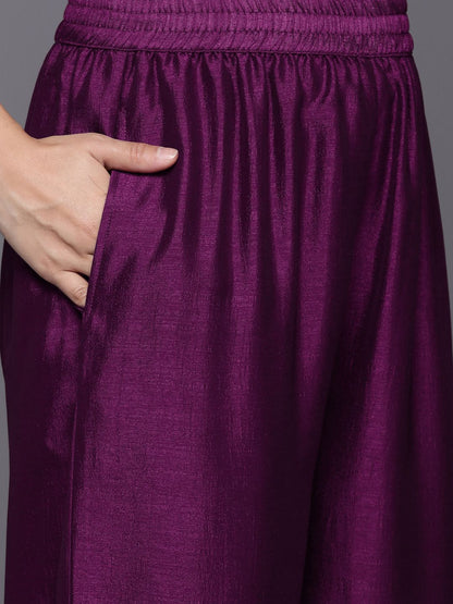 Dhiyona VA Women Ethnic Motifs Embroidered Kurta with Palazzos & With Dupatta
