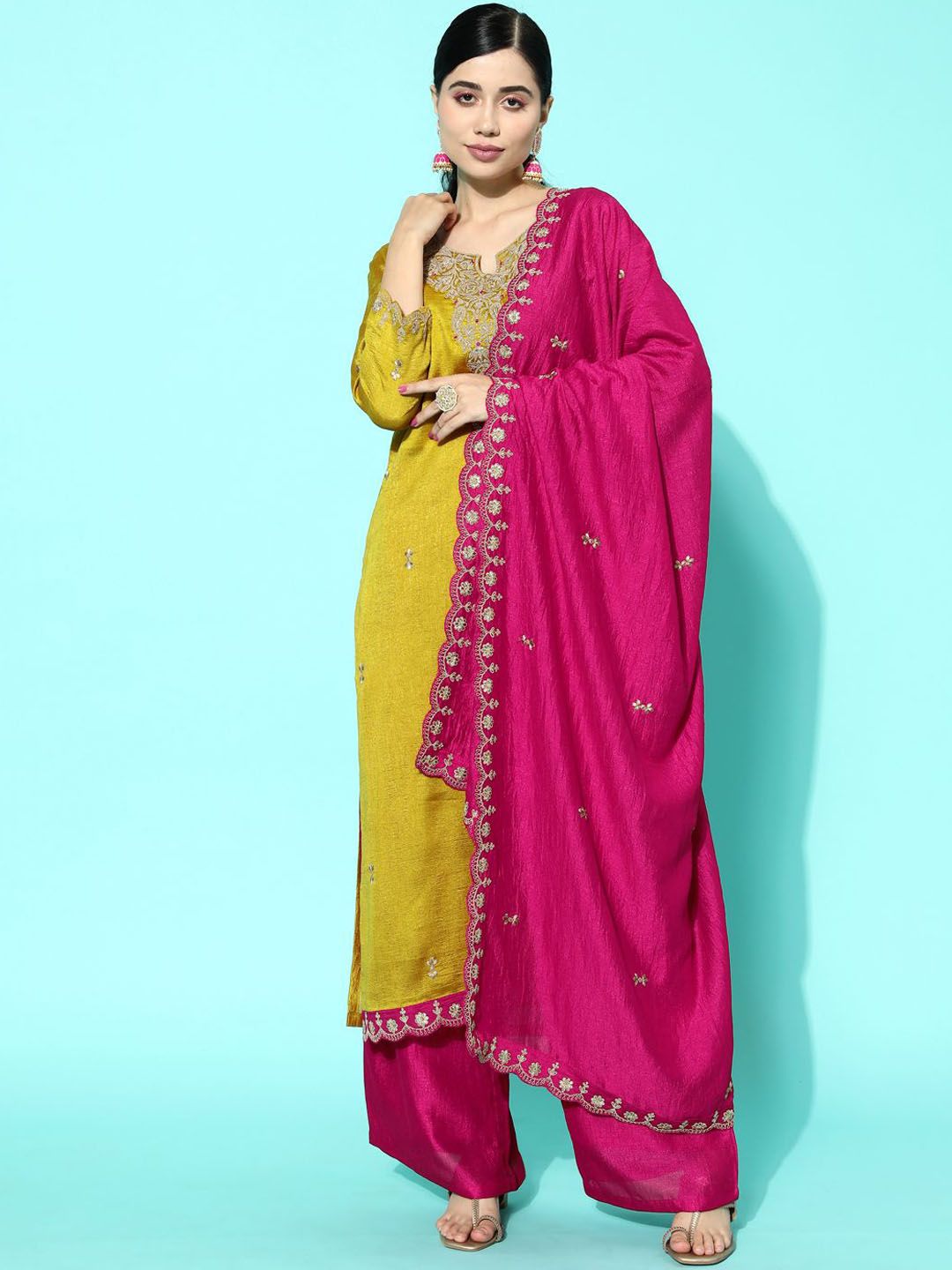 Dhiyona SN Embroidered Kurta Sets