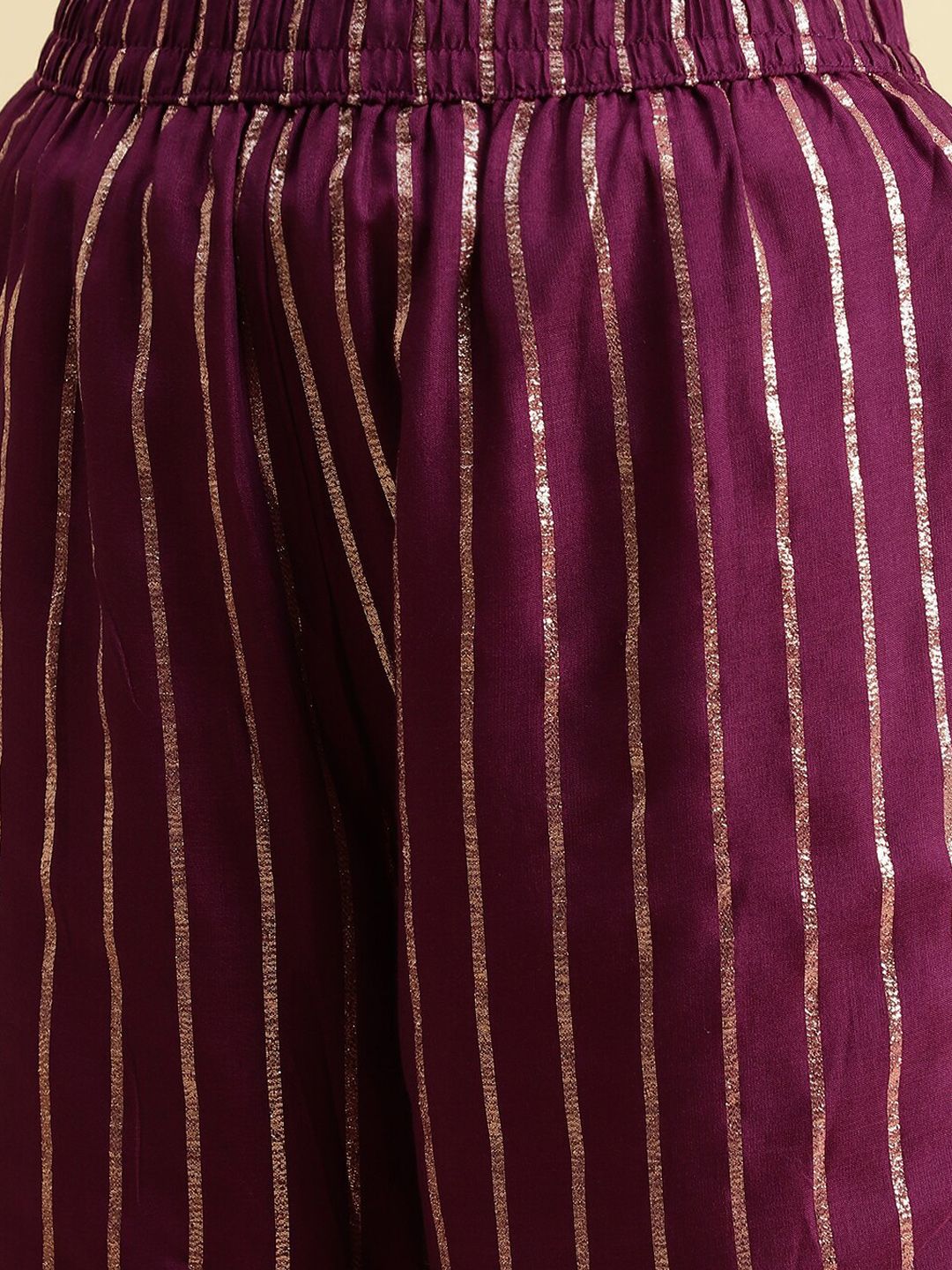 Dhiyona KL Yoke Design Embroidered Chanderi Silk Straight Kurta With Sharara & Dupatta