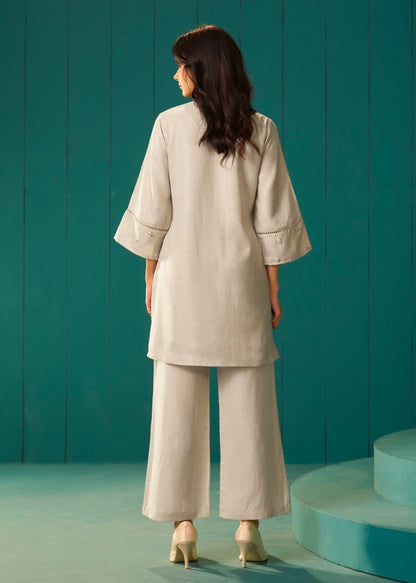 Itrh Vanila cotton linen co-ord set
