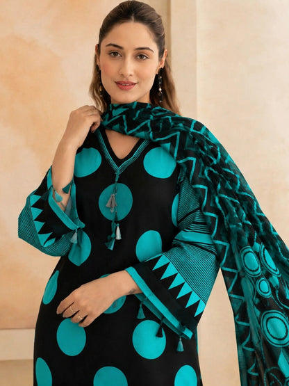 Women Printed Regular Kurta with Patiala & With Dupatta