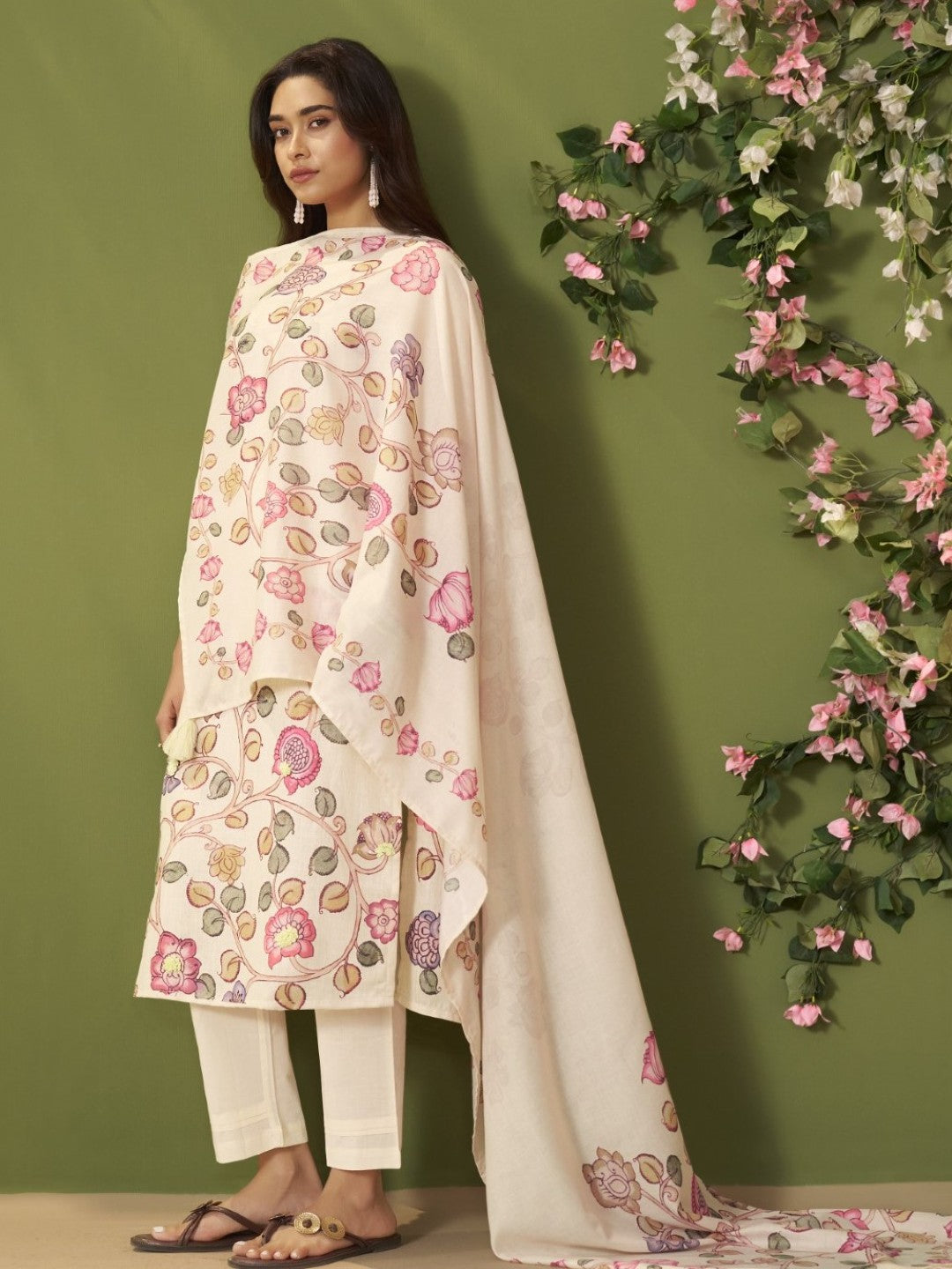 Itrh Parch Cotton Linen Suit Set