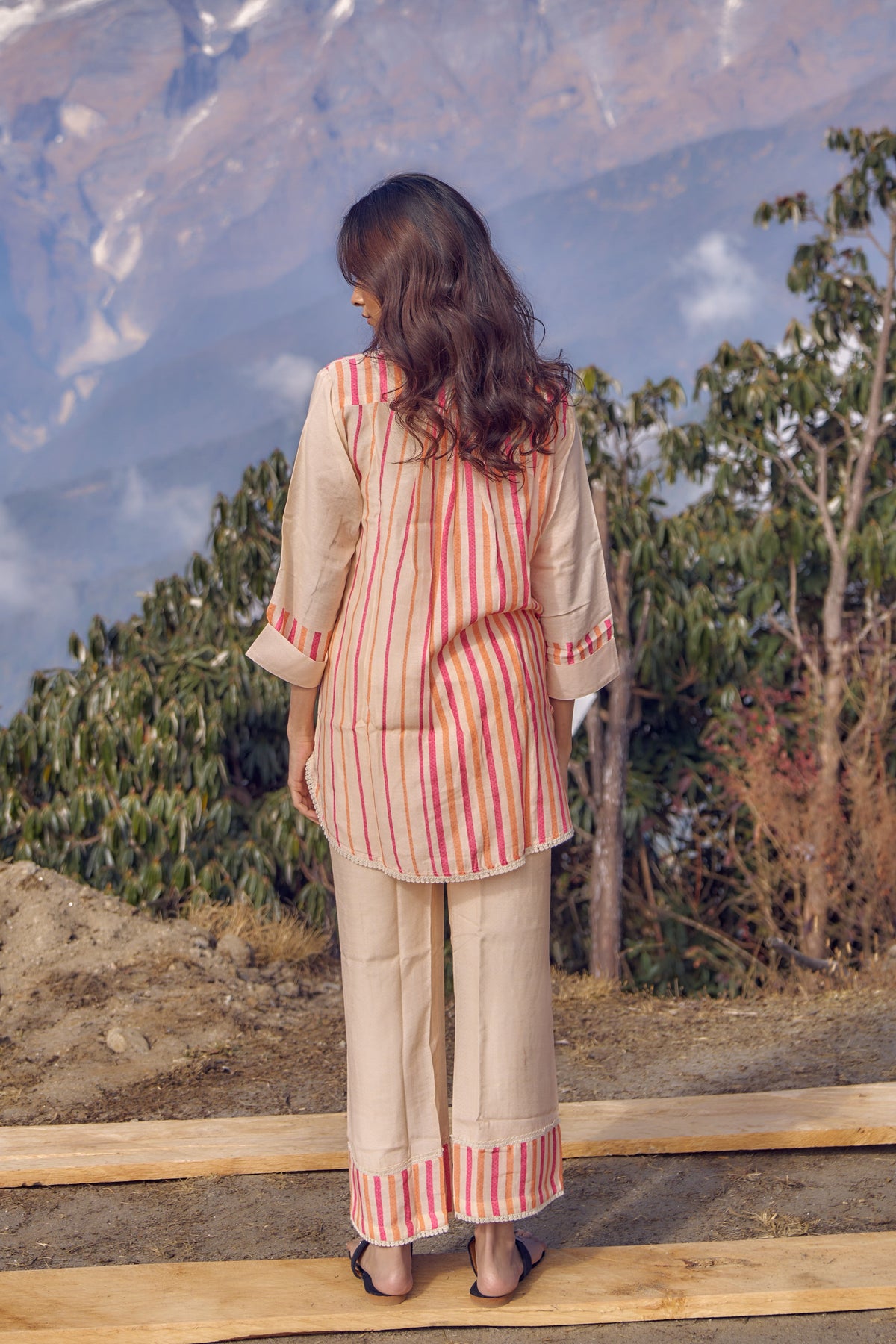 Wespret Tuscan printed co-ord set