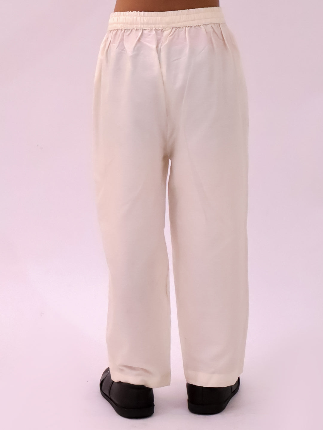 Mishti Peach Kurta Pyjama Set For Boys
