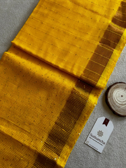 Dhiyona SS Sitaara Mul: Handwoven Sequin Elegance
