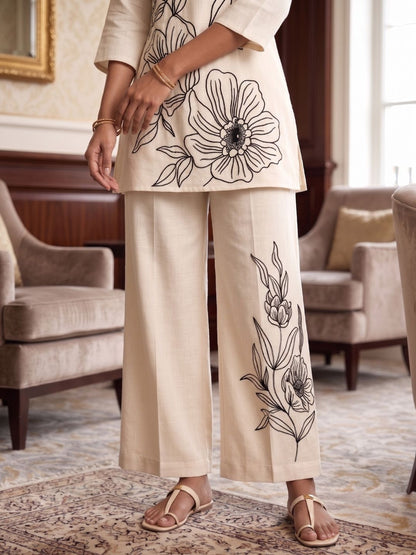 Asmi Frost Embroidered Co-ord Set
