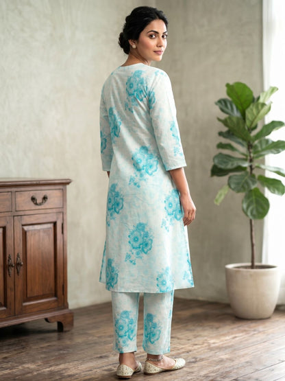 Vanya Turq Cotton Co-ord Set
