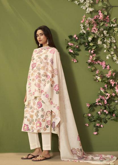 Itrh Parch Cotton Linen Suit Set