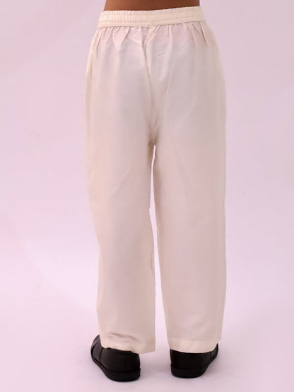 Mishti Purple Kurta Pyjama Set For Boys