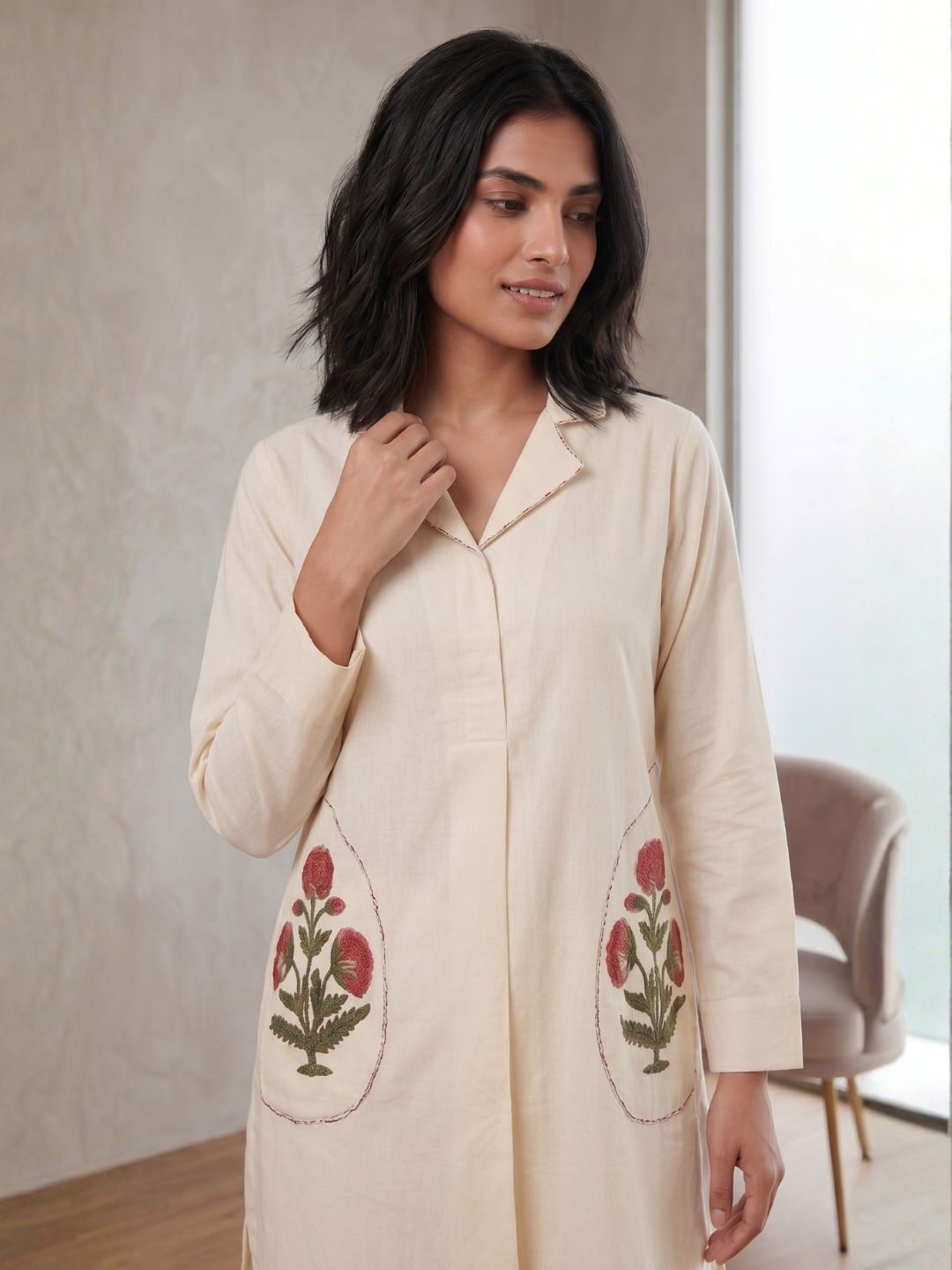 Sarvo daisy cotton co-ord set