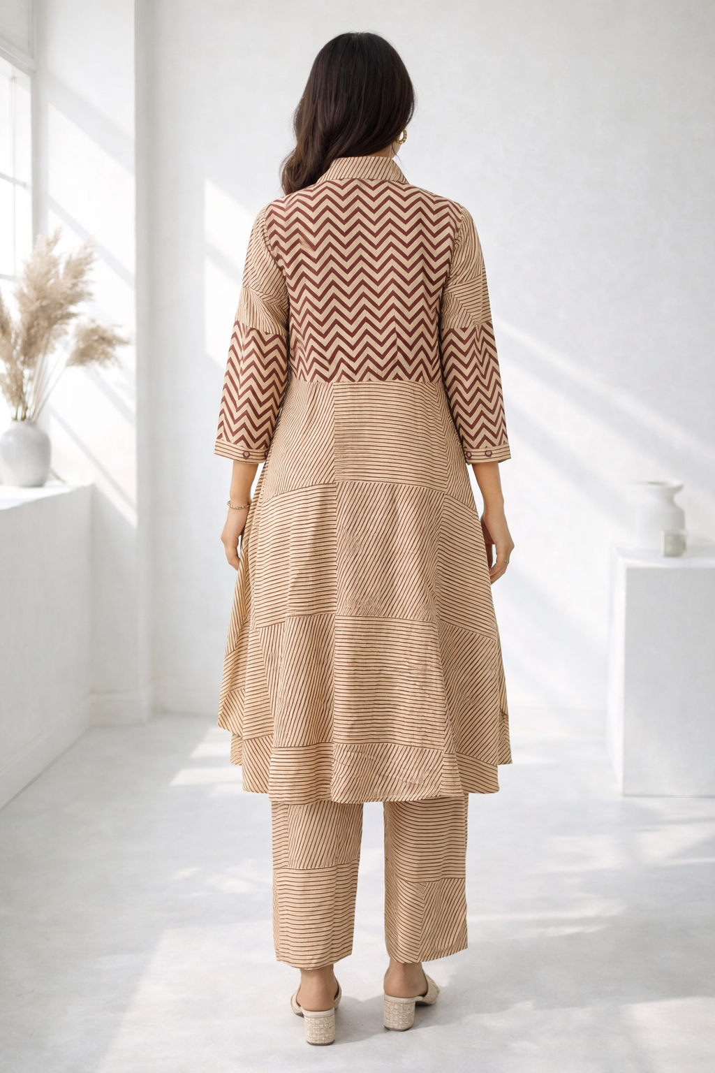 Surbhi Terra Printed Cotton Kurta Pant Set