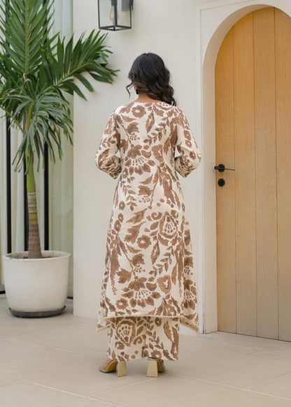 Mayri Tuscan printed co-ord set