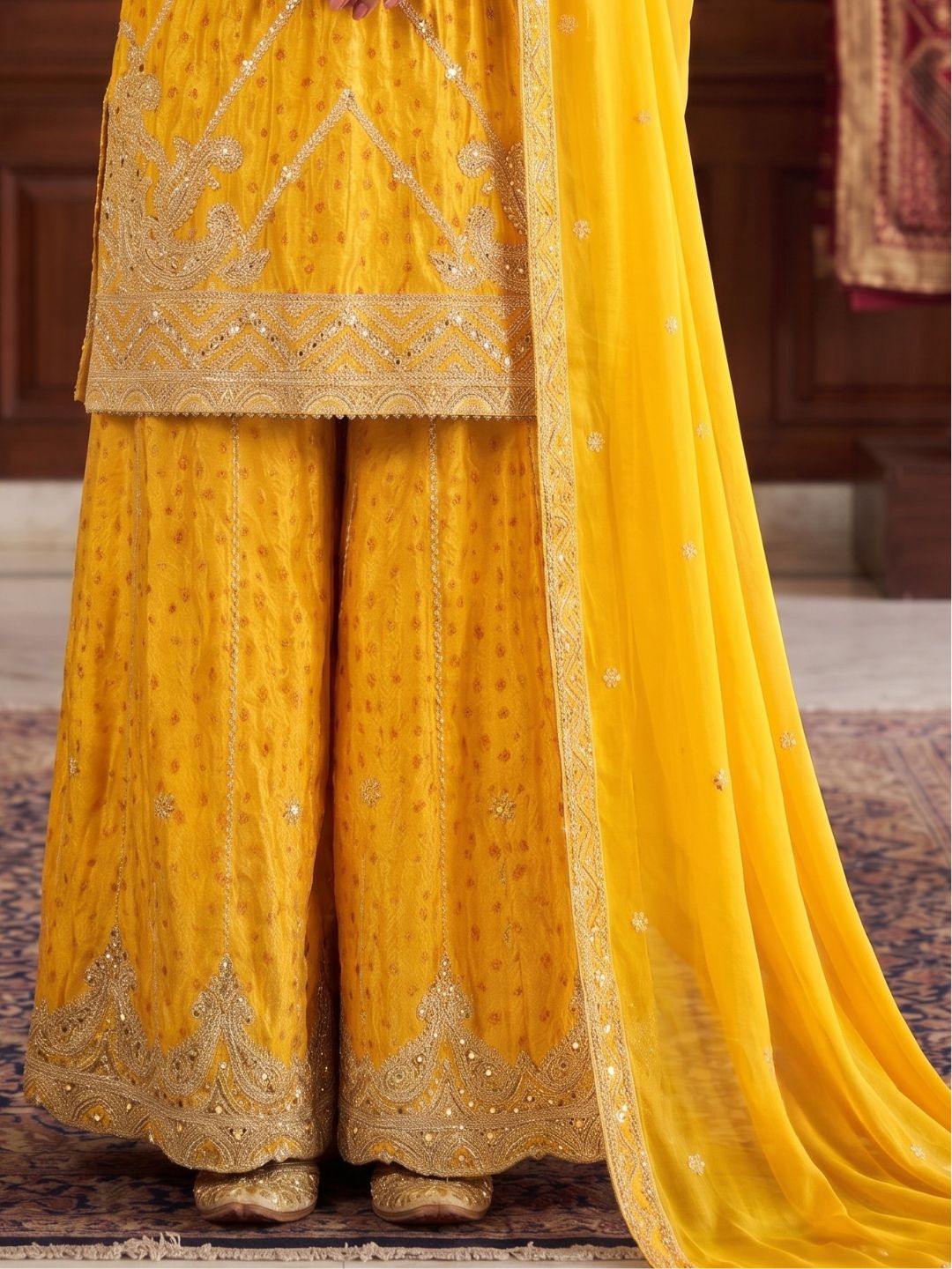 Sreyashi Amber Premium Full Heavy Work Suit set