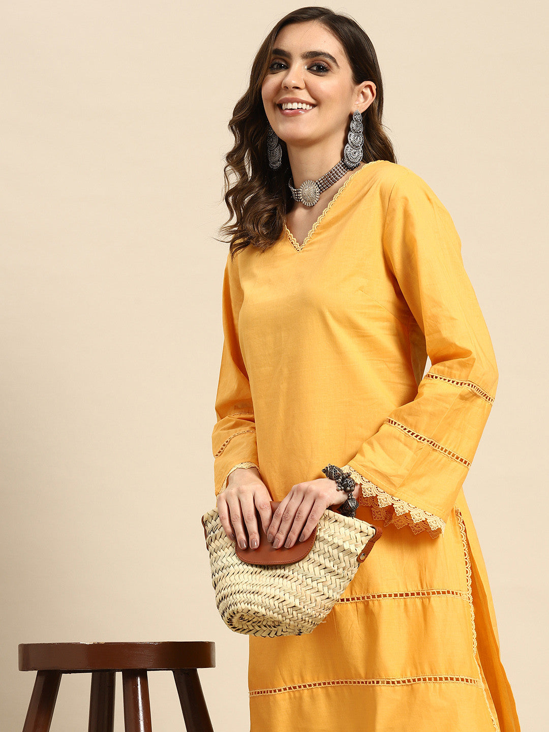 Pure Cotton Kurta with Trousers
