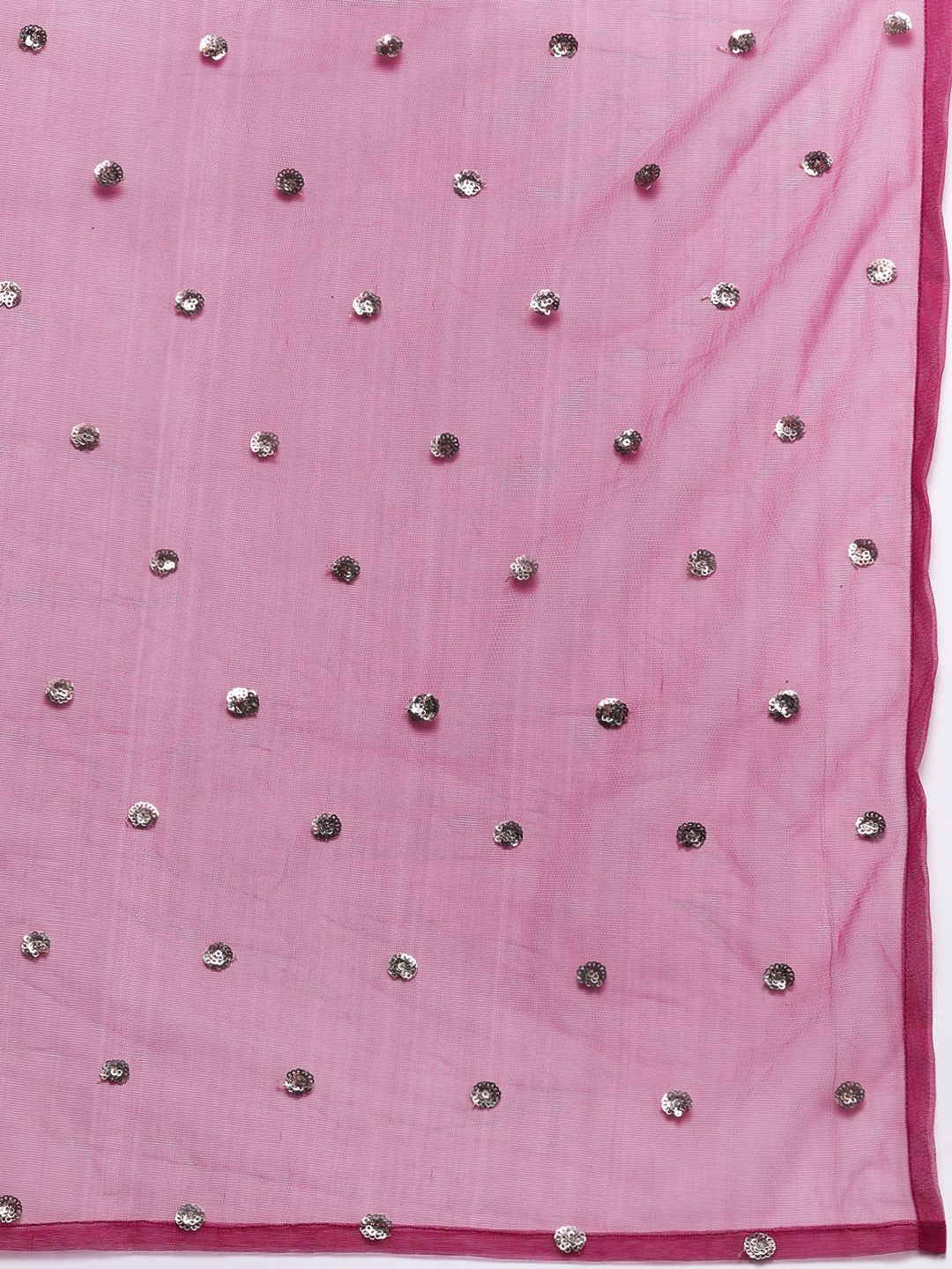 Dhiyona VA Yoke Design Sequinned Kurta with Palazzos & With Dupatta
