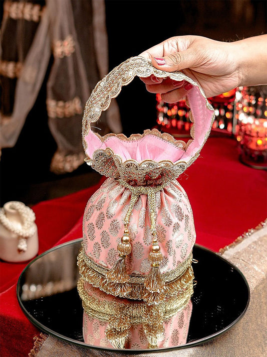 Dhiyona NR Embellished Potli Clutch
