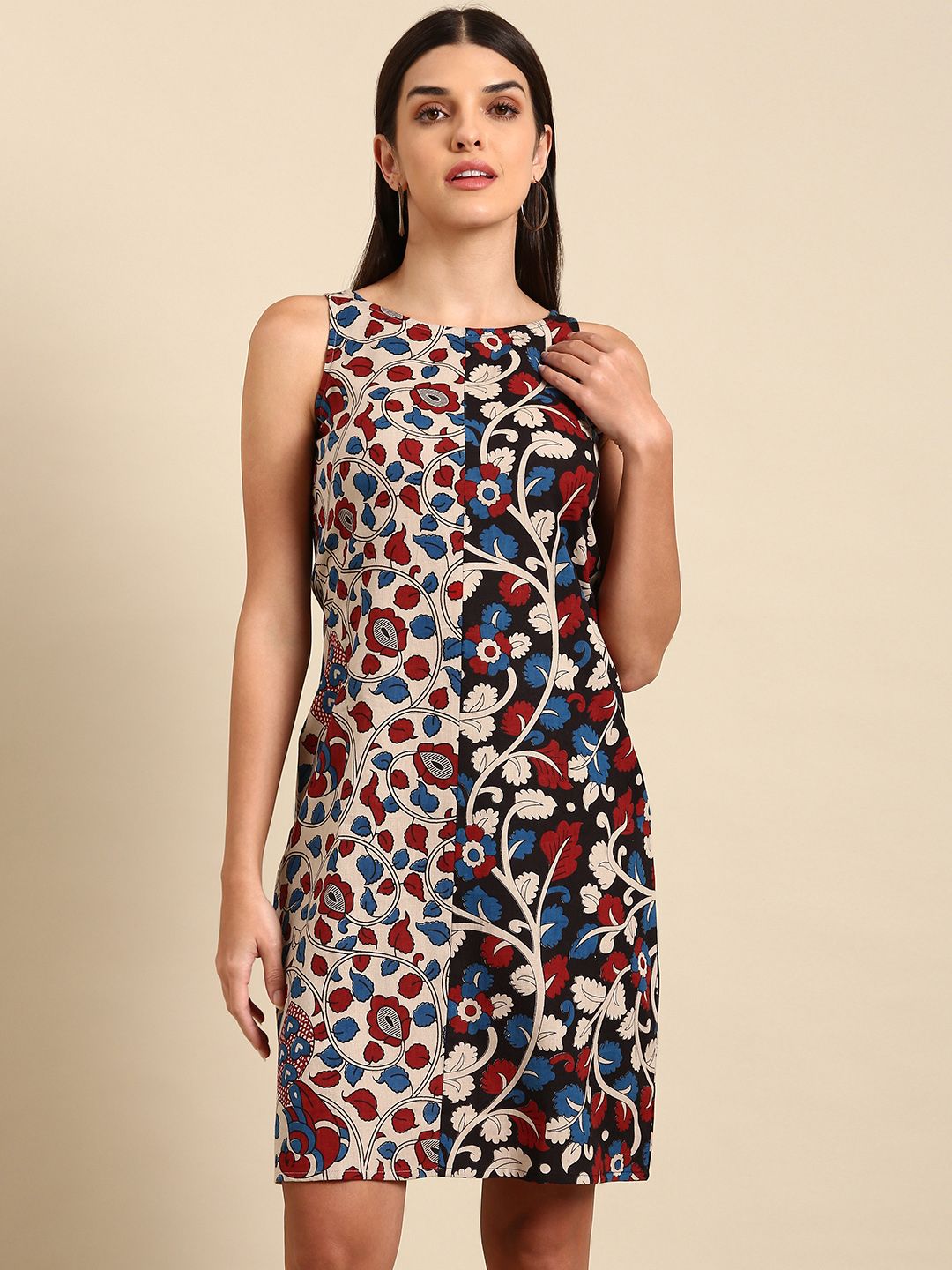 Dhiyona AY Women's Floral A-Line Dress