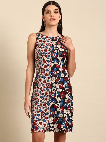 Dhiyona AY Women's Floral A-Line Dress