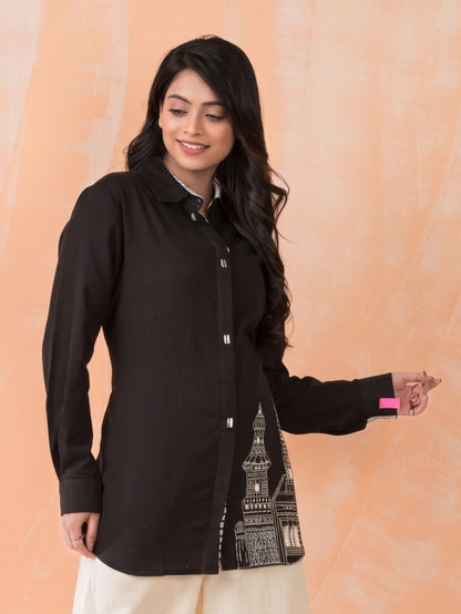 Niharika Monochrome Embroidery Co-ord Set