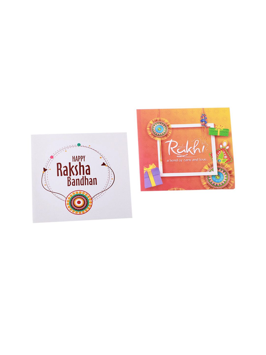Dhiyona Set Of 2 Beaded Rakhi
