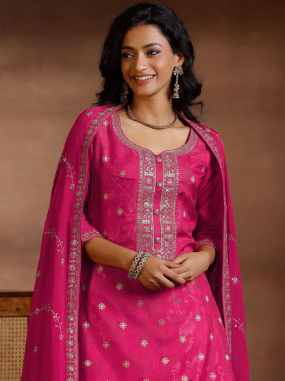 Dhiyona LL Women Floral Regular Kurta with Palazzos & With Dupatta