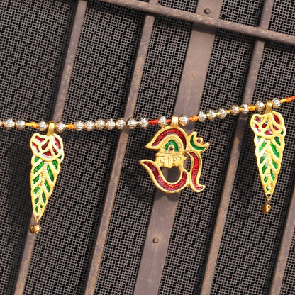 Handcrafted Toran Bandarwal for Doorway Decor, Long 35 Inches