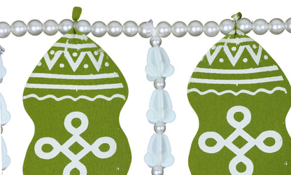 Toran for Main Door Entrance, Handmade Mango Leaf Toran, Traditional Bandarwal for Festival, Pooja, Wedding & Home Decor, Artificial Doorway Leaf Hanging (42 x 5.5 Inches, Green)