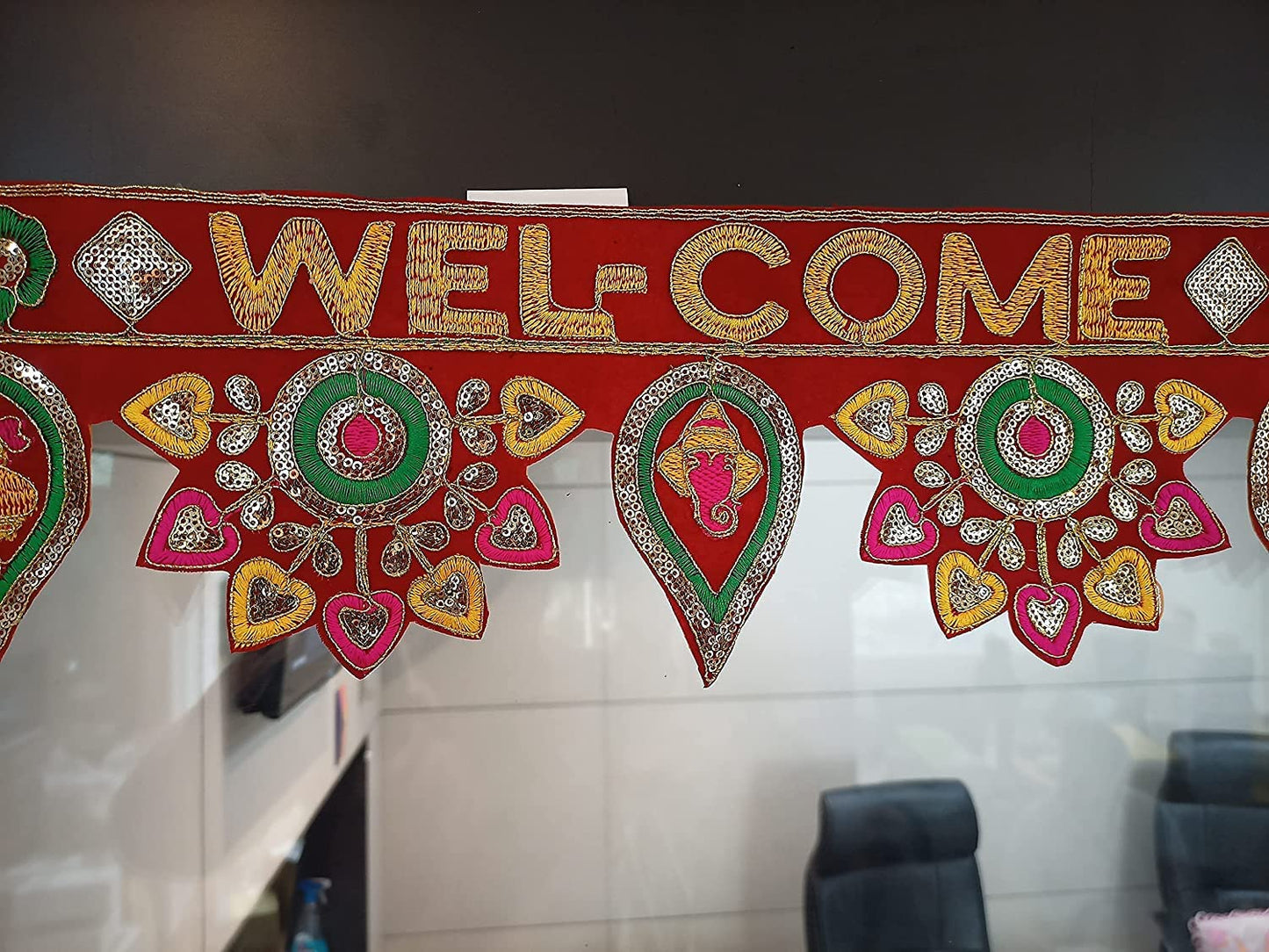 Welcome Toran Bandarwal - Elegant Door Entrance Decor for a Warm Greeting