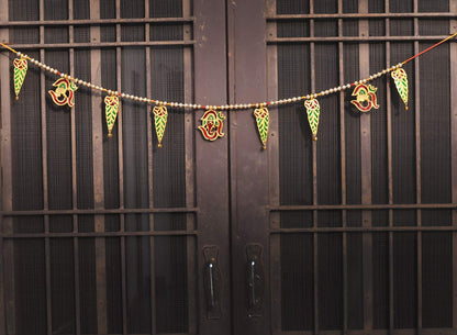 Handcrafted Toran Bandarwal for Doorway Decor, Long 35 Inches