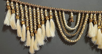 Toran for Door Entrance,Main Door, Mandir Bandhanwar for Home, Diwali Decoration Item Door Hanging Toranam for Pooja Room (Style2)