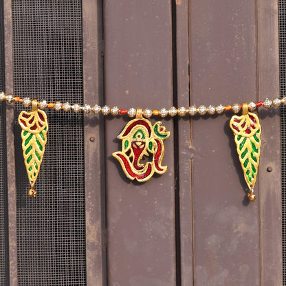 Handcrafted Toran Bandarwal for Doorway Decor, Long 35 Inches