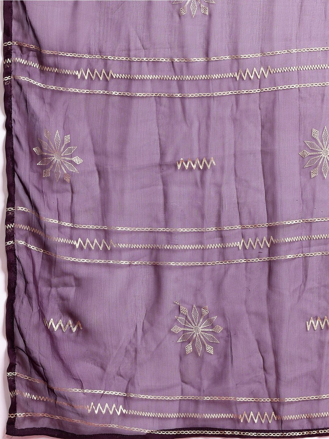 Dhiyona AN Printed Regular Sequinned Kurta With Sharara & Dupatta