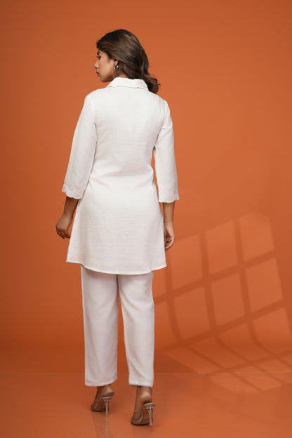 Darika Angel Embroidery Co-ord Set